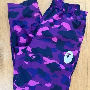 Purple Camouflage Joggers
